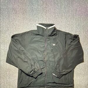 Adidas originals ADILENIUM Men's Black Track Jacket with Stand Collar M